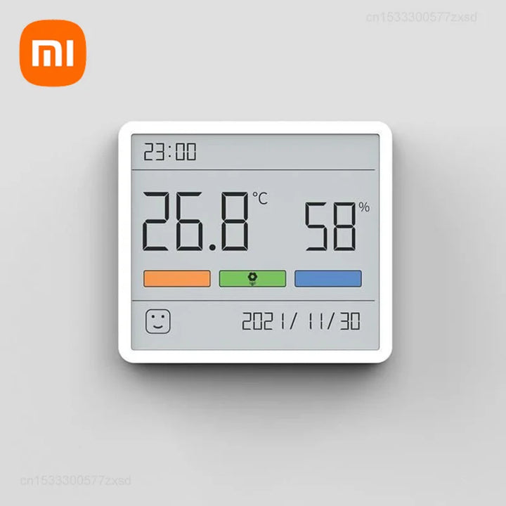 Termómetro e Higrómetro Digital Xiaomi – LCD, Relógio e Medidor de Humidade