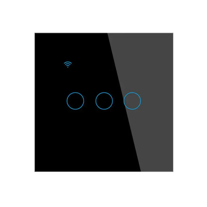 Interruptor de Luz Inteligente WiFi Tuya 1-4 Vias – Painel Tátil, Alexa/Google