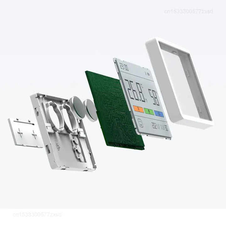 Termómetro e Higrómetro Digital Xiaomi – LCD, Relógio e Medidor de Humidade